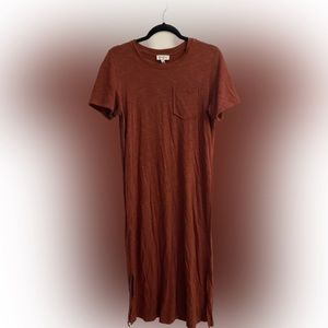 T-shirt Deep Orange Dress
